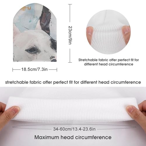 Capybara Cartoons and Daisy FlowerChildren's Polyester Knitted Hat, Easy to Travel2