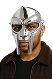 MF Doom Gladiator Mask – Steel Finish Metal Cosplay Helmet | Hip Hop Villain Costume Mask for Collectors, Halloween, Display, Fan Art, Rave, and Cosplay Accessories