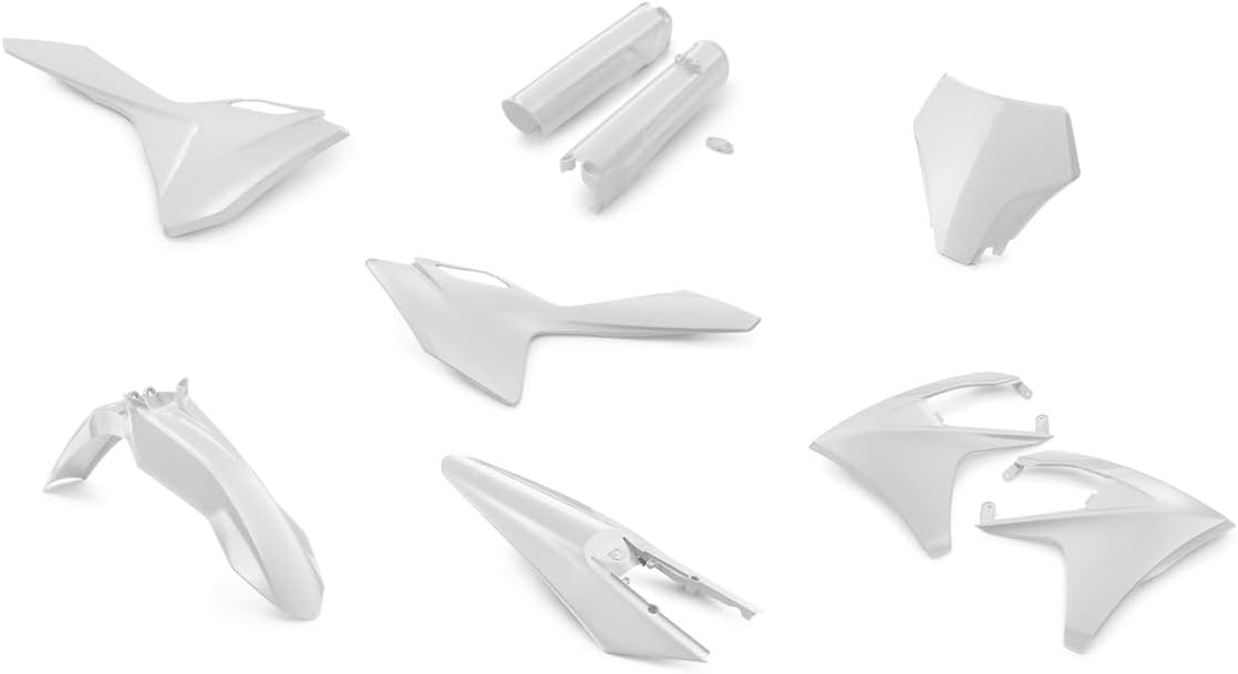 GasGas Plastic Parts Kit (MC/EX) (125-450) (2024+) (white) - 00010000400K