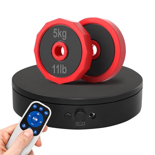 ComXim Motorized Rotating Display Stand with Remote, 7.87in
