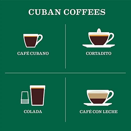 Cafe La Llave Dark Roast Ground Espresso Coffee, 10 oz Brick - Rich and Bold Cuban-Style Blend for Moka Pot, Espresso Machine, or Drip Coffee Maker - Strong, Aromatic Flavor.