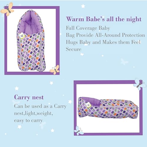 Image of Toddylon Baby Bed New Born Baby Bedding Set | Mosquito Net | Carry Bag | Mattress | Carry Bag | Essentials Combo | Cotton | Infants | Baby Boys & Baby Girls | Beds (0-6 Months) (3PCS Set)