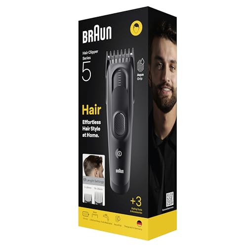 Cortapelos Braun Series 5 HC5530 negro resistente al agua con 17 longitudes 7