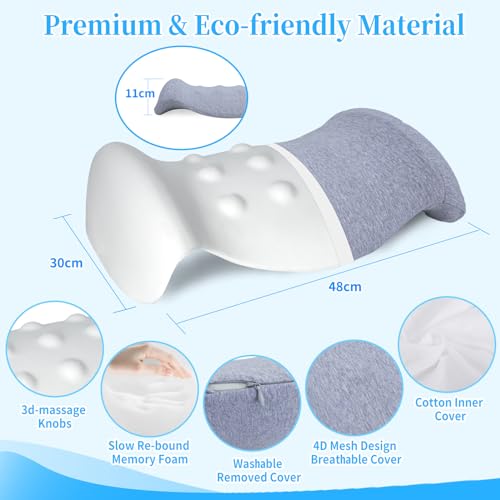 Lendenkissen Saheyer Orthopädisches Lendenwirbelkissen aus Memory Foam