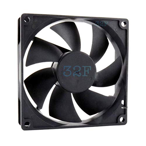 32F Ventilador 92 mm 92 x 92 x 25 2500 rpm 24 V 0,16 A DC Air Fan 9,2 cm 92 mm 3 hilos 3 pines con sensor tacómetro Refrigeración 92 x 92 x 25 Cover