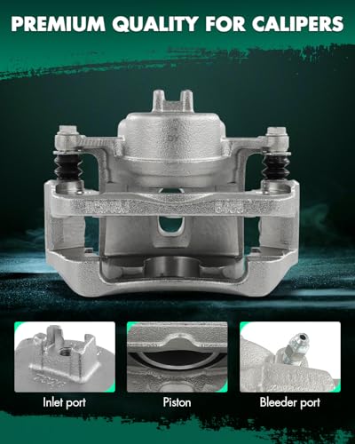 Image of SCITOO 1PC 19B2670 Front Driver Side Disc Brake Caliper With Bracket