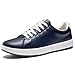 U.Ofeiy Men's Golf Shoes Professional Spikeless Leather Sneakers Non Slip Low Top Lightweight Comfort Travel Walking Shoes Blue 13