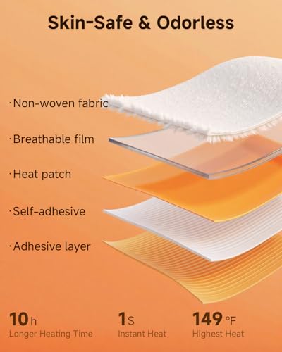 YOSHENNMO Hand Warmers Disposable - Up to 10 Hours of Heat, Super Long Lasting Air Activated Warmers, Quick & Easy Activation, Portable Odor, Free Warmth for Hands (9 Pairs) - image 4