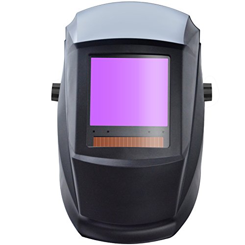 Antra True Color Wide Shade Range 4/5-13 Jumbo Screen 3.86X3.5" Auto Darkening Welding Helmet Ah7-860-0000 With Solar Power Tig Mig/Mag Mma Plasma Grinding 6+1 Extra Lens Covers #TOP1