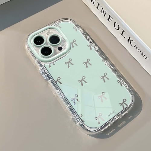 Coque iPhone 13 Pro motif nœud papillon mignon esthétique