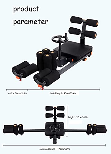 Image of Leg Stretcher,Leg Splits Machine Adjustable Length Splits Trainer Improve Leg Flexibility Stretch Ligament Extends 200 Shaping The Leg Waist and Hip Line C (C )
