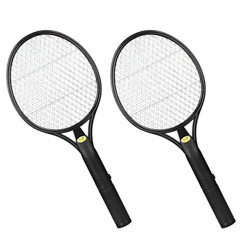 Flexzion Electric Mosquito Zapper Racket 19" (2 Pack) Handheld Bug Insect Killer/Fly Control