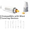 CareLiving Lancets for Diabetes Testing - 28 Gauge Diabetic Lancets for Blood Testing and Glucose Testing - Fits Most Lancing Devices - 310 Count (Colourful)