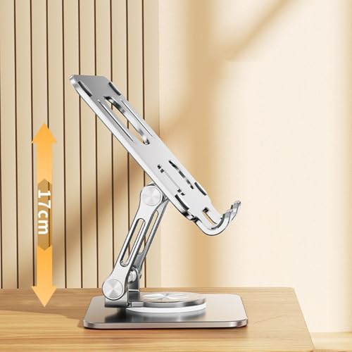 Support ordinateur portable rotatif ajustable pliable pour tablette et PC - 7