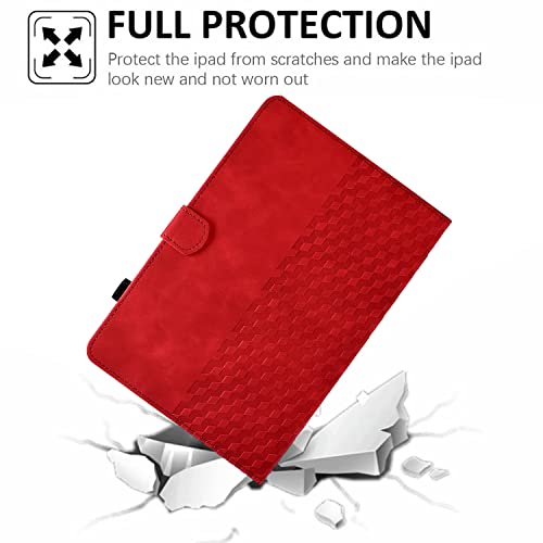 Protège tablette Samsung Tab S6 Lite rouge contre les rayures d'écran