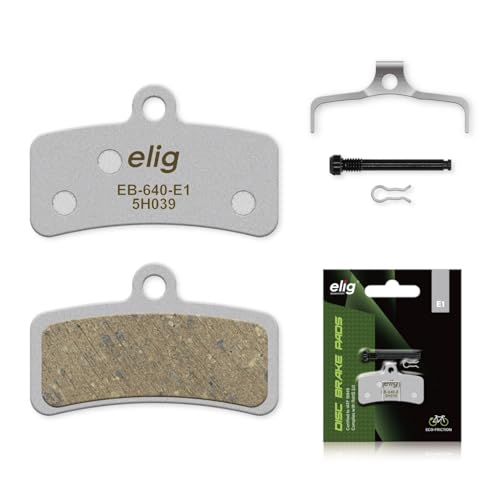 ELIG Bike Disc Brake Pads for Shimano Deore XT M8020 M8120/Saint M810 M820/SLX M7120/XTR M9120/Zee M640/Tektro Orion 4P Dorado/Trp Quadiem Slate T4 MTB/eMTB/Downhill (EB-640-E1)