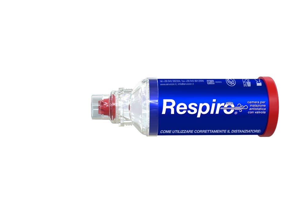 Envicon Respiro camera per inalazione antistatica con valvola e mascherina pediatrica 3-4 anni Medical