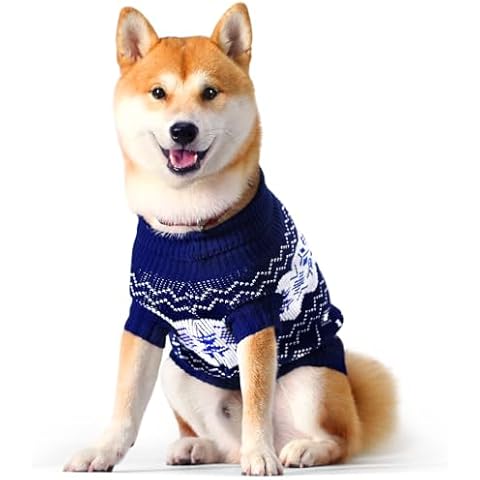 Spardar Classic Snowflake Dog Jumper Cover