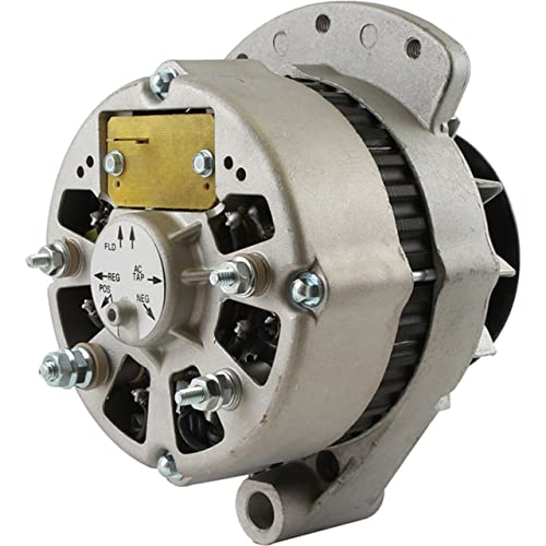 New Discount Starter & Alternator Alternator Compatible With/Replacement For Ford Backhoe 555 3Cyl Diesel 1978-1984, 555A 3Cyl Diesel 1984-1985, Tractor - Farm 2310 3-158 Diesel 1982-1983 110-536 #TOP2