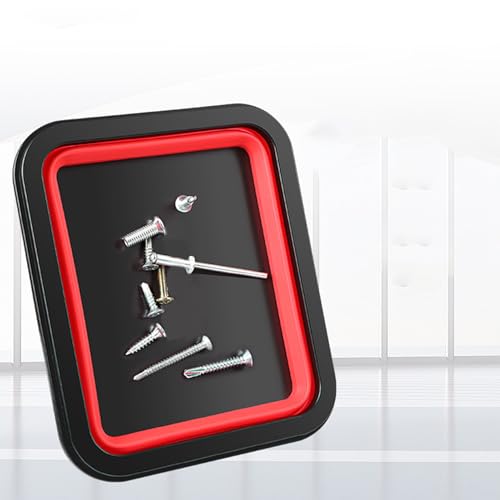 Bandeja magnética para herramientas contra pérdidas de tornillos | Organizador de silicona para taller 7