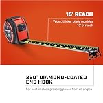 Crescent Lufkin 35 Ft. Cheval de travail NITE Mesure de la bande oculaire L1135NE