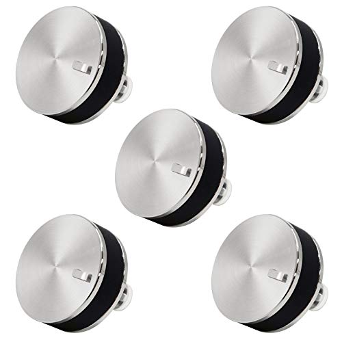 5 pcs WB03X24360 Gas Stove Knob for ge Monogram Gas Cooktop. Gas Range Burner Control Knob Replaces Part WB03T10259, AP5980302,4179424,PS11700818, EAP11700818.Fits ZGU384 ZGU385 Model-2 Years Warranty