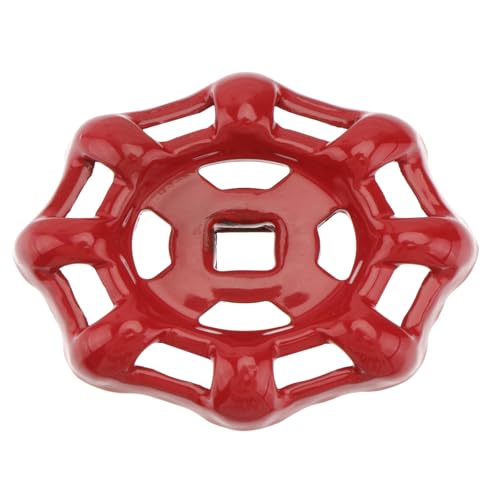 Abaodam Manija y Sellado Confiable Válvula de Compuerta de Hierro Roja Diseño de Fondo Plano para Tuberías Industriales y Decoración