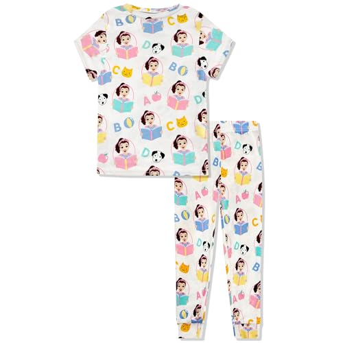 Ms. Rachel 2 Piece Pajama Set - Toddler Girls PJ Set with Short Sleeve Shirt & Pants - Kids Sleepwear Set - Official License