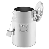 Uso Versatile:Adatto per conservare latte, acqua, olio, riso, cereali, fagioli, tè e altri alimenti liquidi o secchi. Ideale per cucina, fattoria, ristorante e uso quotidiano.