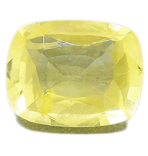 Saphir jaune de Ceylan 8,25 carats naturel non chauffé pour haute joaillerie
