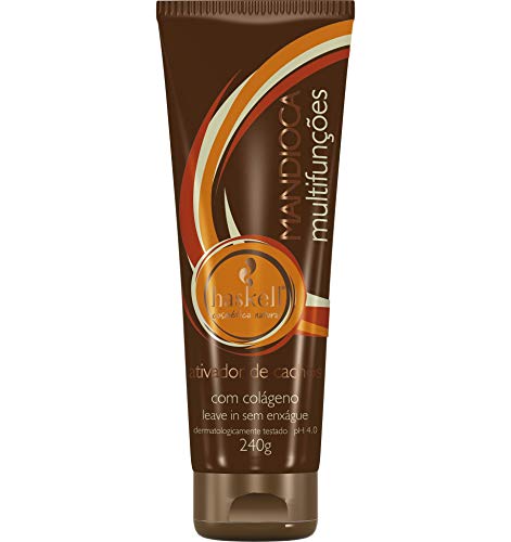 Ativador de Cachos Mandioca Multifunções Afro 240 gr, Haskell