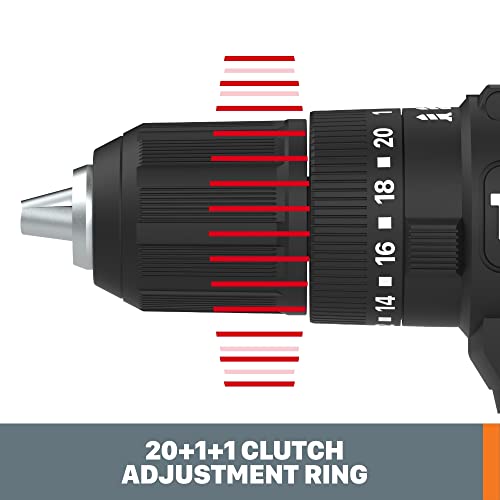 Worx 1/2” Hammer Drill Power Share - Wx370L (Battery & Charger Included) #TOP3