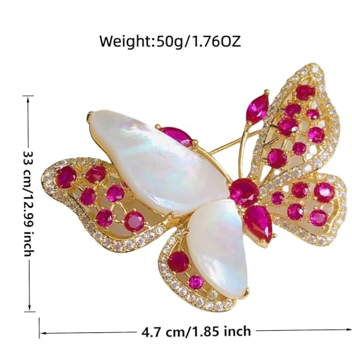 Image of SYWDUDUCLT Fashion Elegant Brooches for Women Brooch, Suitable For Party And Daily Wear On Many Occasions