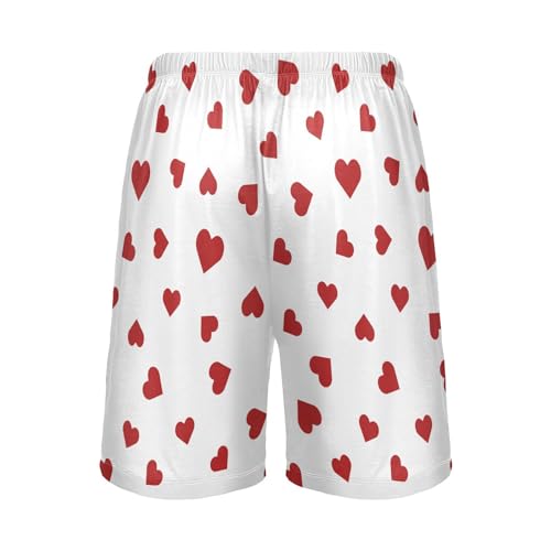 Men's Pajama Shorts Sleep Shorts Soft Comfy Lounge Pjs Bottoms Pajama Pants with Pockets3