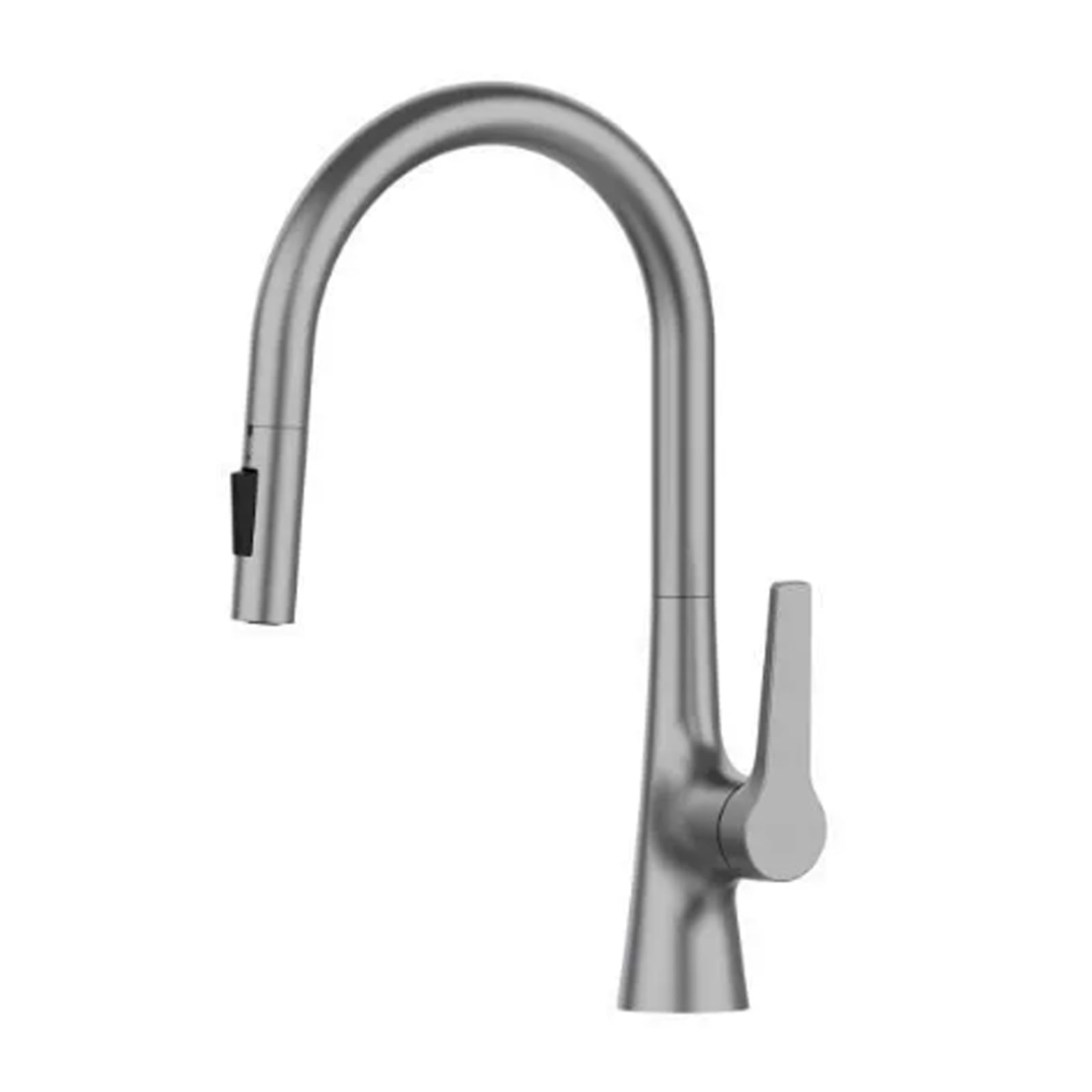 ZYCHSJXA Kitchen Mixer Tap with Pull Out Spray 360° Swivel Spout Sink Taps for 2 Modes Single Hole,Brushed