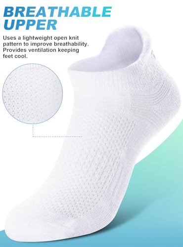 Image of Trusiel Women Ankle Compression Athletic Running Socks No Show Low Cut 5 Pairs