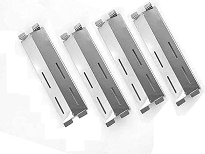Grill Parts Zone Stainless Heat Shield for SAMS Members Mark M3206ALP, M3206ANG, Patio Range SK472B, CG41064, Patio Chef SS64, SS64LP, SS64NG and Grand Hall MFA05ALP Gas Models - 4 Pack