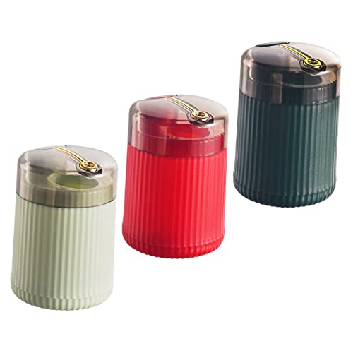 TOPPERFUN 3Piezas Caja Automática de Estuche de Almacenamiento Práctico Oscuro y Soporte Duradero para Uso Casa