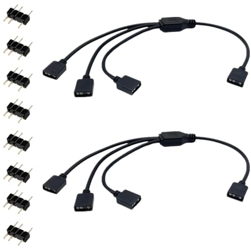 Amazon.co.jp: サムコス ARGBファン用電源ケーブル 5V3ピン 3分岐 30cm