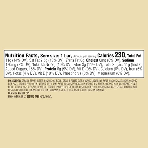 Image of CLIF Nut Butter Bar - Chocolate Chip & Peanut Butter - Filled Energy Bars - Non-GMO - USDA Organic - Plant-Based - Low Glycemic - 1.76 oz. (5 Pack)