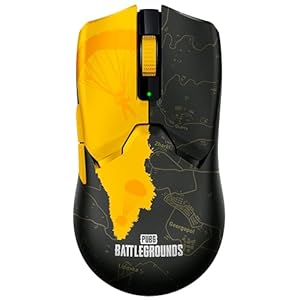 Razer Viper V2 Pro Ratón Inalámbrico ligero para Juegos de Deportes Electrónicos de 58g (Sensor Óptico de 30K DPI, HyperSpeed, Interruptores de Ratón Óptico Gen-3, Opciones de 5 DPI) PUBG Edición