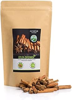 Ceylon laski cynamonowe (125 g), 100% naturalne, delikatnie suszone i mielone, naturalne bez dodatków, wegańskie