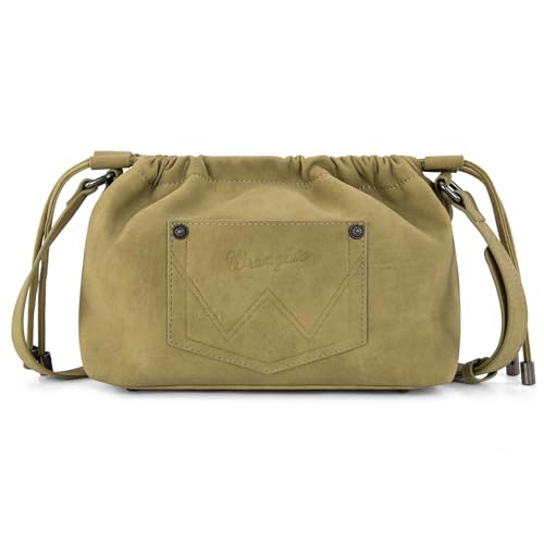 Image of Wrangler Purse for Women Small Crossbody Bags Cute Cross Body Bag with Drawstring