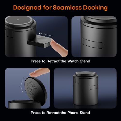 Foldable Magnetic 3 in 1 Wireless Charger Stand for iPhone Watch AirPods | A Must-have for Portable Travel,15W Magnetic Charging Station for iPhone 18 17 16 15 14 13 12Series Wireless Charging Station - image 8