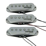Guitar Parts for for Wilkinson LIC ST Vintage Voice Single Coil Pickups for Strat Stratocaster White