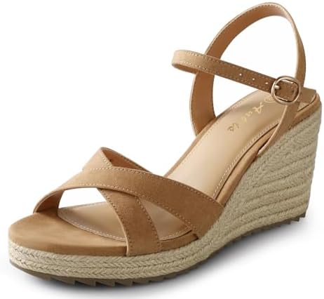 Ankis Wedge Sandals for Women, Espadrille Womens Wedge Sandals Co...
