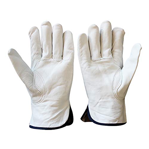 Goatskin Leather Gardening Gloves Rose Pruning Thorn Proof Puncture Resistant Gloves Rigger for Men Women
