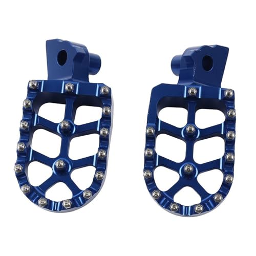 Motorrad-Fußrasten Für HUSQVARNA TC 65 85 125 FC TE FE TX FS 250 300 350 450 501 Pedale Fußrasten Zubehör(Blue)