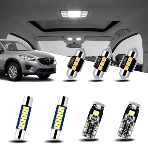Luces LED interiores para Mazda CX-5 2013-2022 kit 9 piezas miniatura 1