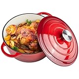 Introducing Alathote Enamel Dutch Oven, the ultimate cooking companion for culinary enthusiasts and home chefs. With its exceptional quality and versatile design, this Dutch oven is built to deliver outstanding cooking performance and elevate your ki...